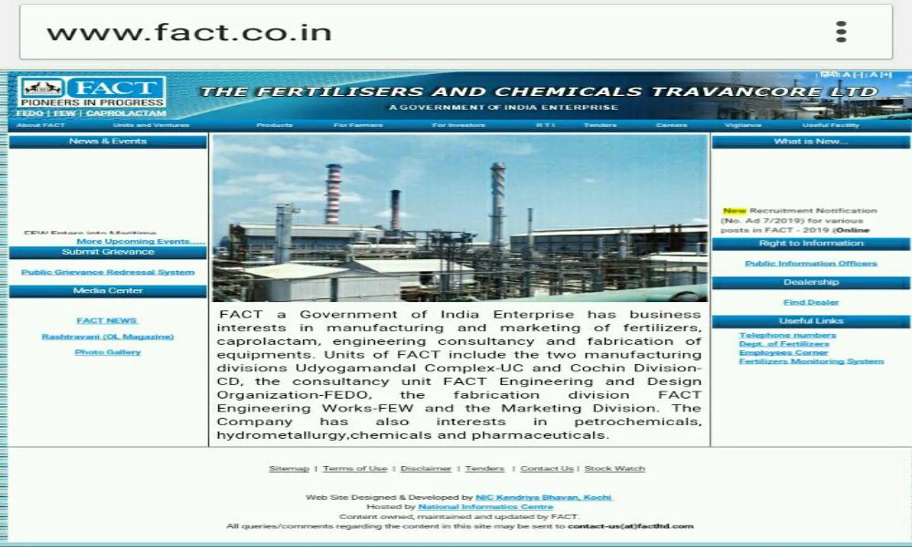FERTILIZERS INDUSTRIES 